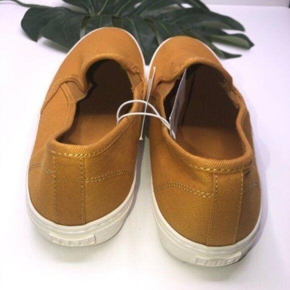 Old Navy Slip On Canvas  Mustard Sneakers - Picture 7 of 7